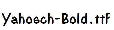 Yahosch-Bold