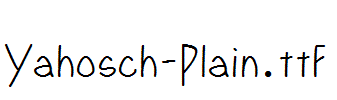 Yahosch-Plain