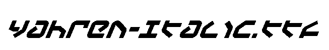 Yahren-Italic