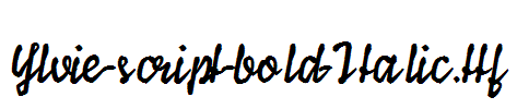 Ylvie-script-bold-Italic