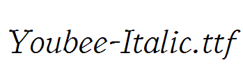 Youbee-Italic