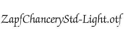ZapfChanceryStd-Light