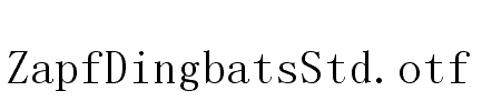 ZapfDingbatsStd