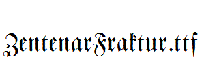 ZentenarFraktur
