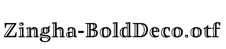Zingha-BoldDeco