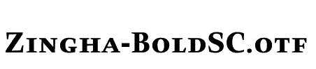 Zingha-BoldSC