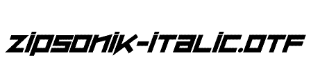ZipSonik-Italic