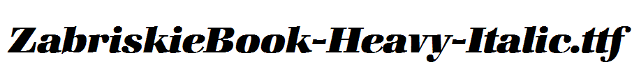 ZabriskieBook-Heavy-Italic