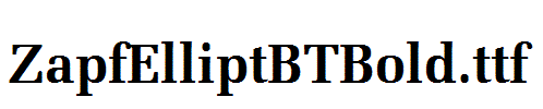 ZapfElliptBTBold