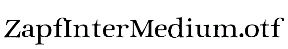 ZapfInterMedium