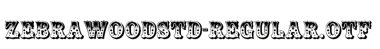 ZebrawoodStd-Regular
