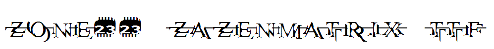 Zone23_zazenmatrix