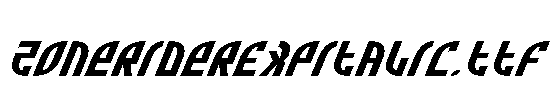 ZoneRiderExpItalic