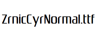 ZrnicCyrNormal