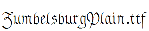 ZumbelsburgPlain