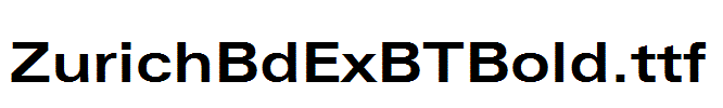 ZurichBdExBTBold