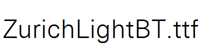 ZurichLightBT